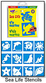 Sea Life Stencils by TREND ENTERPRISES INC.