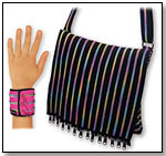 Rainbow Zipper Messenger Bag by FASHION ANGELS
