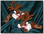 Santa Claus House Reindeer Beanbag Toy by ARCTIC CIRCLE ENTERPRISES LLC