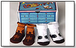 Grab Your Saddle & Boots Baby Booties Set by DOLLY AND DIMPLES