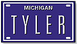 License Plate by BLUE SABRE INC.