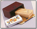 Travel Cribbage Board by WOOD EXPRESSIONS INC.