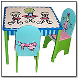 Hand-Painted Table & 2-Chair Sets by FOR MERCY