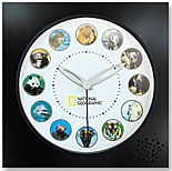 Animal Sounds Wall Clock by NATIONAL GEOGRAPHIC SOCIETY