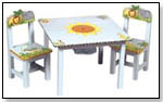 Safari Collection Wooden Table & Chair Set by GUIDECRAFT INC.