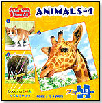 Animals 1 (Allah Made Them All Box of 3 Small Puzzles) by GOODWORD BOOKS PVT. LTD.