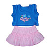15" Blue and Pink Cutie outfit by THE BEAR MILL