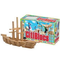 CitiBlocs 100-Piece Wooden Building Set