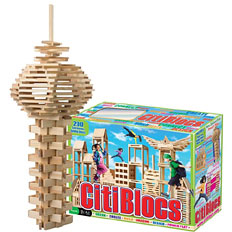 CitiBlocs 200-Piece Wooden Building Set