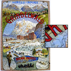 "Gindelwald Winter Sport" Wooden Jigsaw Puzzle