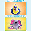 Zoco the Parrot� and Muga the Elephant� by PLAJA INTERNATIONAL LLC
