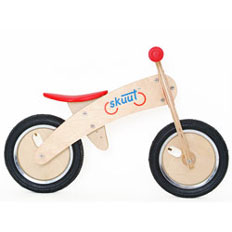 The Skuut Wooden Balance Bike