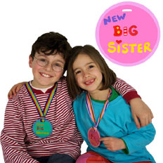 New Big Sister Children's Medal