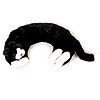 Oreo Kitty Neck Wrap by WARM WHISKERS