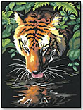 PaintWorks Tiger Reflection by DIMENSIONS/PERLER