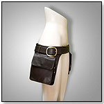 Hip&Go - Chocolate Leather with Green Stitch by RED MOHICAN