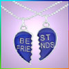 Mood Heart Best Friends Necklace Set by COOL JEWELS WHOLESALE FASHION JEWELRY