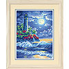 Sunset - Lighthouse in Moonlight by DIMENSIONS/PERLER