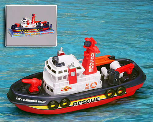 City Rescue Harbour Boat by ESCO TOYS