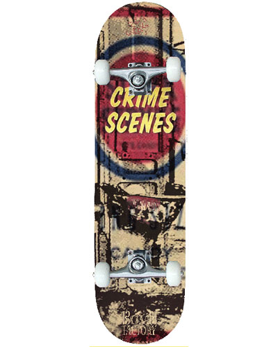 Crime Scene Pro Complete Skateboard by SPORT TECHNOLOGY INC