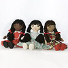 Multicultural 16" Rag Dolls - Sofia, Lily and Isabelle by KATJAN INC.