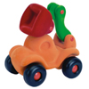 Rubbabu Action Trucks: Cleanupper Dump Truck / Fireman Rubba Engine / Bully Bulldozer by PLASMART INC.