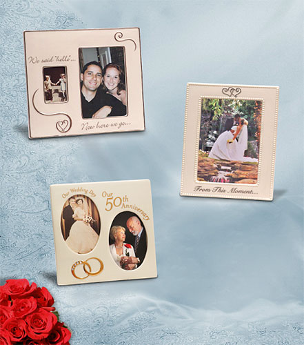 RUSS White Lace and Promises Wedding Frames by RUSS BERRIE