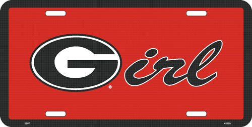 Georgia G License Plate by SMART BLONDE