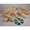 Wood Vehicles and CD by VAMOS KIDS
