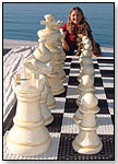 Resin Chess Set With 2-ft. King by MEGACHESS.COM