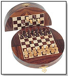 Magnetic Folding Travel Chess Set by WOOD EXPRESSIONS INC.
