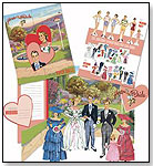 Here Comes the Bride: Paper Dolls Set by LAUGHING ELEPHANT