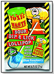 Toxic Waste Sour Dip & Lick Lollipop by CANDY DYNAMICS