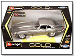 BBurago Gold  Jaguar "E" Coupe Hard Top (1961) by TOY WONDERS INC.