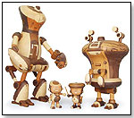 Wooden Robots by TAKE-G TOYS
