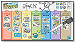 My Week Magnetic Wipe-Off Calendar for Young Children by 2FISH KIDS