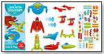 Galactic Spaceships Kit - Quick Sticker Project by PEACEABLE KINGDOM