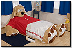 Duke the Floppy Eared Dog, Plush Bed Frame by THE INCREDIBEDS LLC