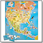 Ingenio North America Map Bilingual Puzzle by SMART PLAY LLC