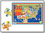 eeBoo 100-piece Puzzles (USA and World Maps) by eeBoo corp.