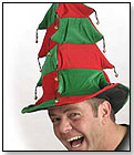 Striped Christmas Tree Hat by BZANY LLC
