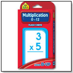 Multiplication Flash Cards by SCHOOL ZONE PUBLISHING CO