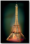 Eiffel Tower With Lights by EITECH AMERICA