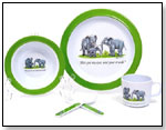 The New Yorker baby collection dish sets - Elephants by SILLY SOULS LLC