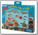Wild Safari Sealife Flippers, Fins & Fun Set by SAFARI LTD.