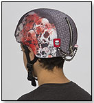 Screaming Skulls Helmet Cover by CRAZEEHEADS INC