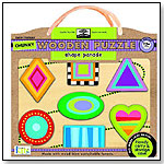 Green Start Chunky Wooden Puzzles: Shape Parade by INNOVATIVEKIDS