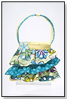 Flower Doodle Ruffle Tote by DOUGLAS CUDDLE TOYS