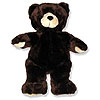 15" plush Two Tone Brown Traditional Bear by THE BEAR MILL