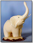 Tagua Nut Elephant by THE ETHNIC COLLECTION S.A.